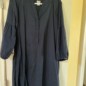 Elegant Navy Blue Women's Dress